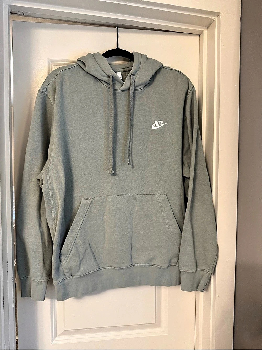 Nike Club Fleece Pullover Hoodie in Green